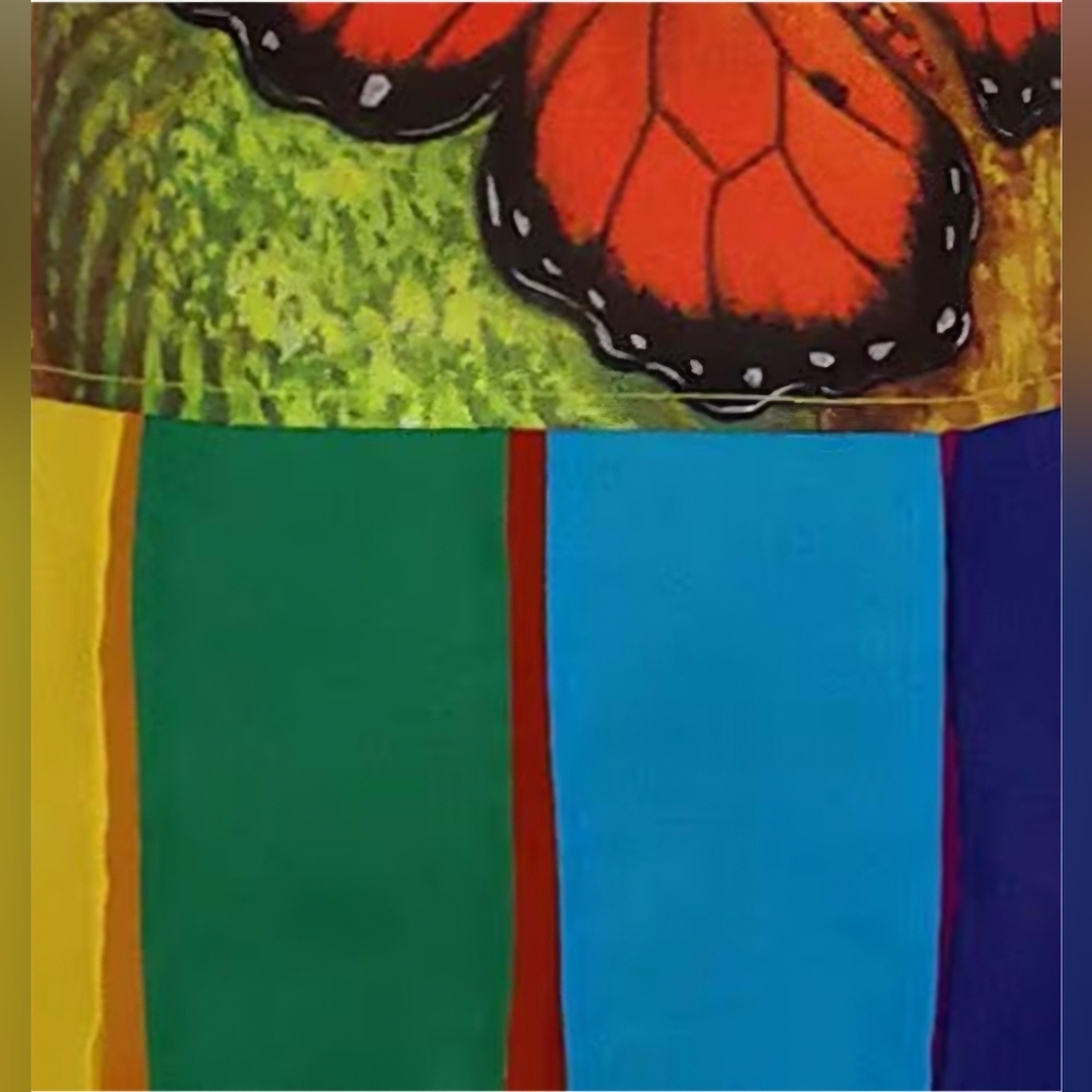 Sunflower & Butterfly Windsock- 40 Inch - Picture 3 of 4